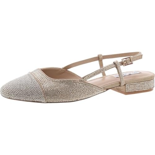 Steve Madden Women's Belinda Pump, Champagne Rhinestone, 6 - Image 1