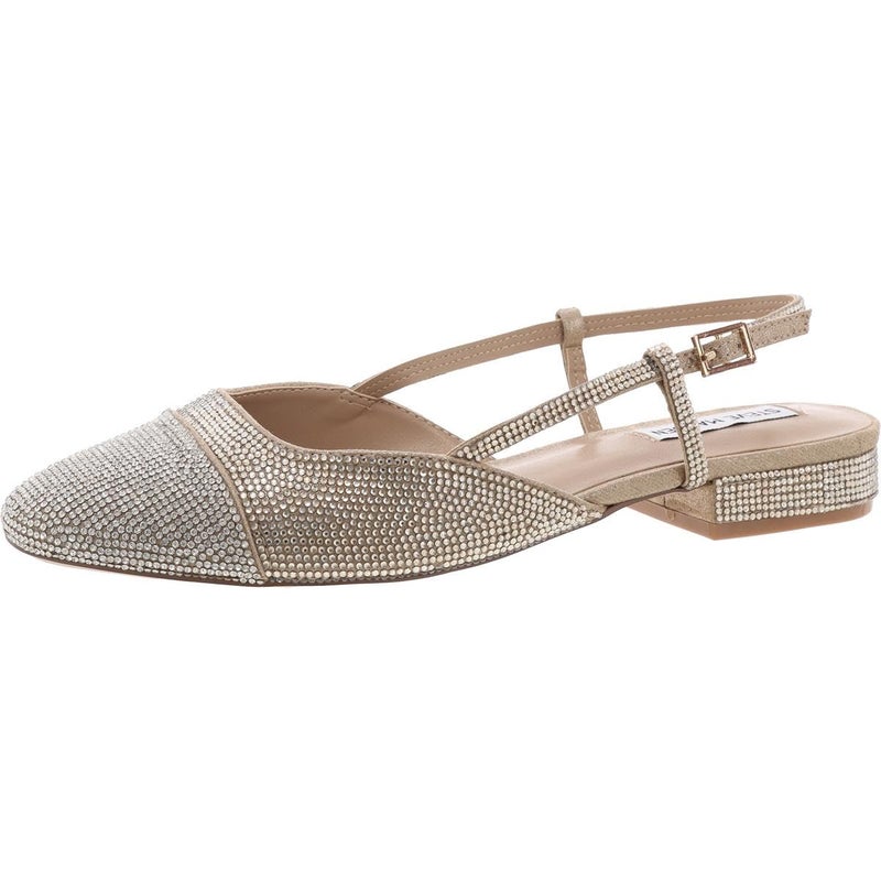 Steve Madden Women's Belinda Pump, Champagne Rhinestone, 6 - Image 4