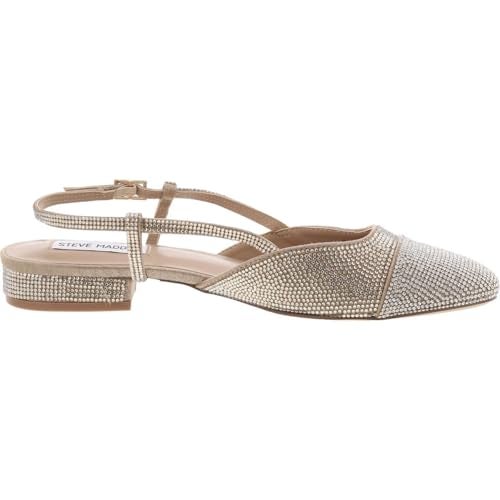 Steve Madden Women's Belinda Pump, Champagne Rhinestone, 6 - Image 2
