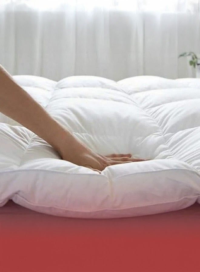 Back Comfort Package | Comfort Mattress Topper 5 cm and 2 Hotel Pillows Size 75x50 cm - White - Image 4