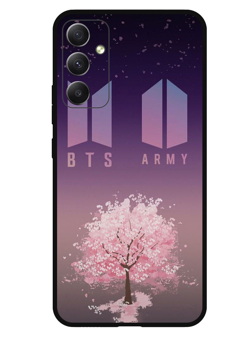 Theodor Protective Case Anti Scratch Shock Proof Bumper Cover For Samsung Galaxy M34 5G BTS army - Image 1