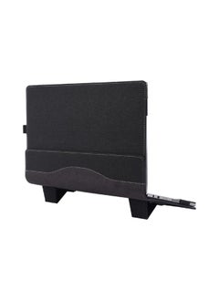 For Samsung Galaxy Book Flex 2020 13.3 Inch Leather Laptop Anti-Fall Protective Case With Stand(Black)