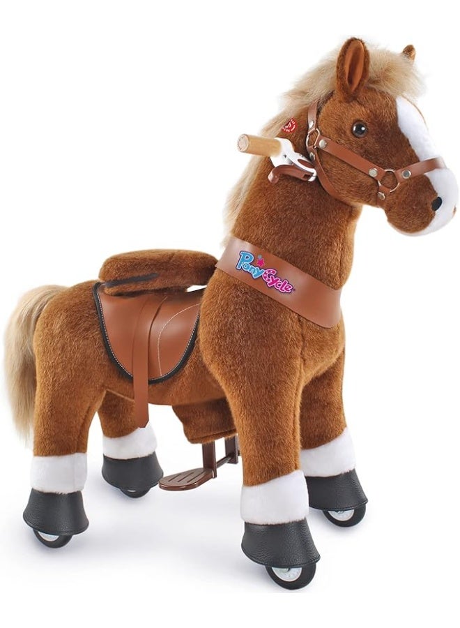 PonyCycle Ride On Horse Age 3-5 Brown U-324 - Image 1