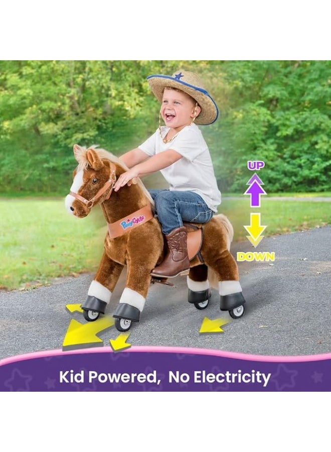 PonyCycle Ride On Horse Age 3-5 Brown U-324 - Image 3