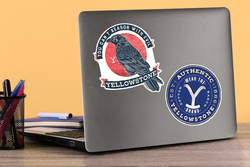 GRAPHICS & MORE Yellowstone TV Show Large Sticker Pack Die Cut Vinyl Large Deluxe Stickers Variety Pack - Laptop, Water Bottle, Scrapbooking, Tablet, Skateboard, Indoor/Outdoor - Image 5