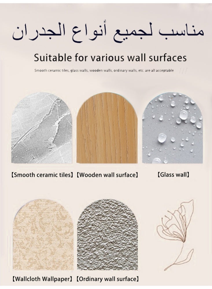 نامالو ستائر مزدوجة بنسبة 100% لمنع الضوء، تثبيت سهل بشريط لاصق، لا حاجة للحفر، مناسبة للنوافذ بمختلف الأحجام، لغرف النوم والمطابخ وغرف المعيشة وغيرها - Image 5