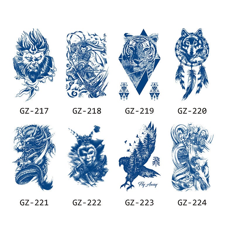 Semi-Permanent Waterproof Internet Celebrity Tattoo Sticker Herbal Juice Imitation Tattoo Artificial Tattoo Sticker With Picture Printing Tattoo - Image 5