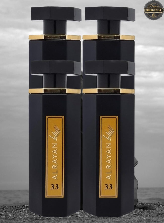 Alrayan 4 Pieces Wasm Alrayan Perfumes 33 100ML - Image 1