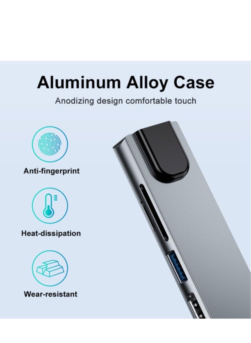 JAJEEK "NEW 8-in-1 USB-C Hub Docking Station – Type-C Hub with HDMI 4K@60Hz, Ethernet & Power Delivery" - Image 5