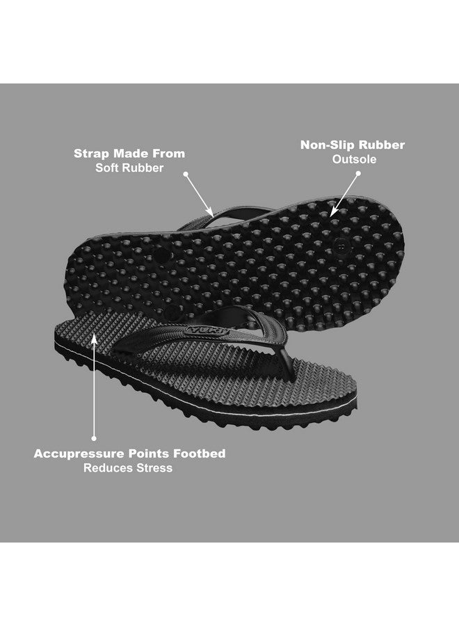 يوكي شبشب YUKI للرجال والنساء، صندل هاواي تشابال للعلاج بالضغط، للاستخدام المنزلي اليومي - Image 2