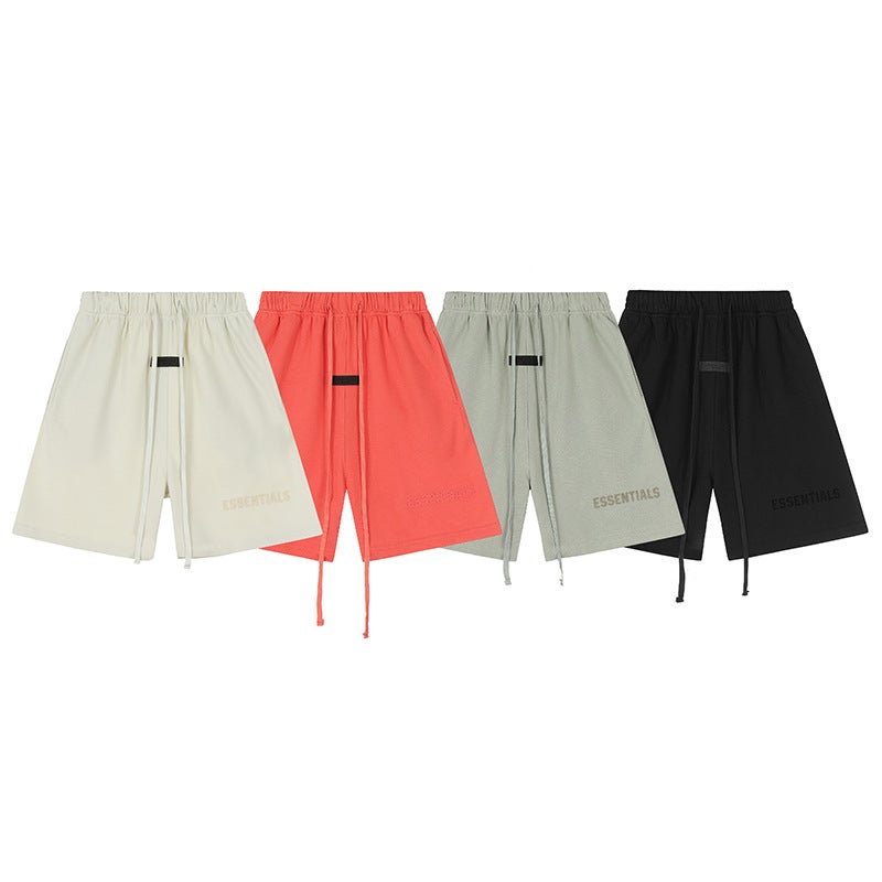Season 8 Essentials Fear Of God Flocking Shorts High Street Casual Loose Pants - Image 2
