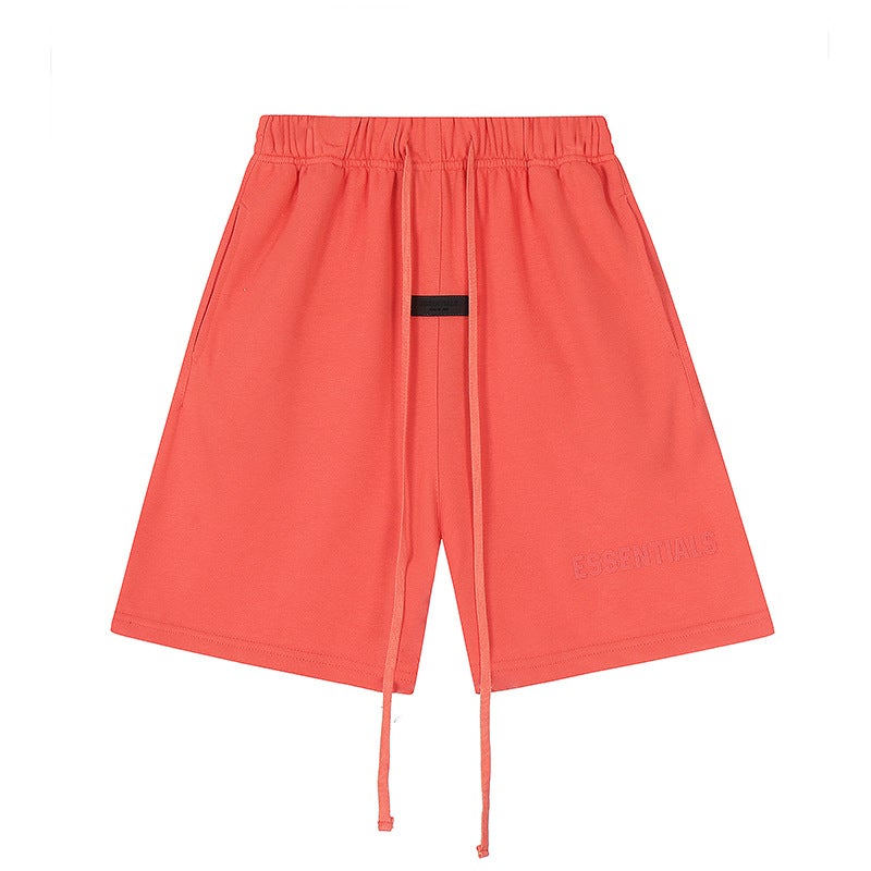 Season 8 Essentials Fear Of God Flocking Shorts High Street Casual Loose Pants - Image 4