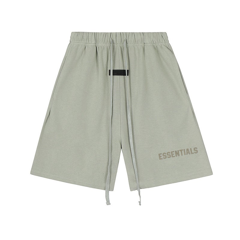 Season 8 Essentials Fear Of God Flocking Shorts High Street Casual Loose Pants - Image 5