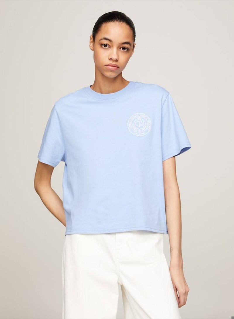 TOMMY JEANS Luxe Prep Back Logo Boxy T-Shirt - Image 1