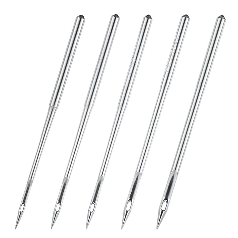 Zyghjort Industrial Sewing Machine Needles, 50 Pcs DBX1 Universal Heavy Duty Leather Sewing Machine Needles Compatible with Kind of Home Sewing Machine, Size 14/90, 16/100, 18/110, 20/125, 22/140 - Image 1