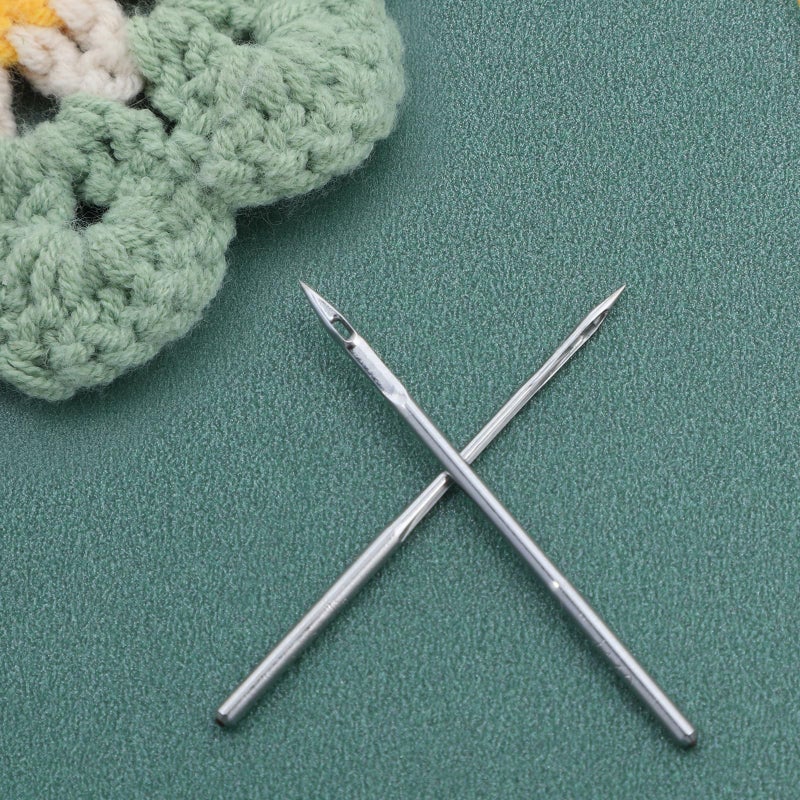 Zyghjort Industrial Sewing Machine Needles, 50 Pcs DBX1 Universal Heavy Duty Leather Sewing Machine Needles Compatible with Kind of Home Sewing Machine, Size 14/90, 16/100, 18/110, 20/125, 22/140 - Image 3