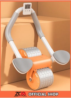 ZCM-HAPPY elbow support abdominal wheel, Thickened Sponge Training Abdominal Roller With Elbow Support For Home  - Image 1