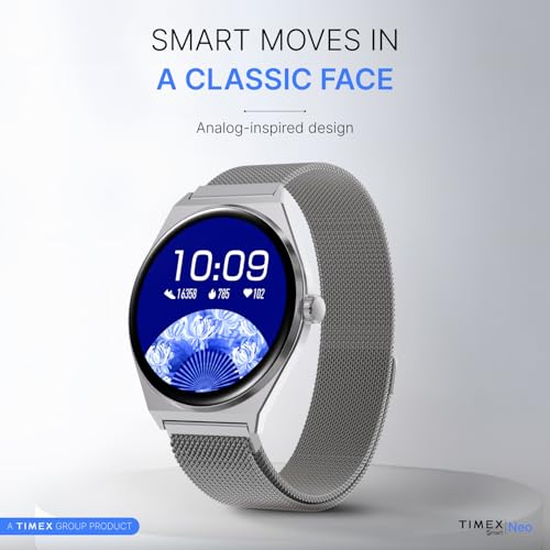 TIMEX Smart Neo 1.43"(3.6cm) AMOLED Display with BT Calling Smartwatch for Unisex - TWTXW1203T - Image 2
