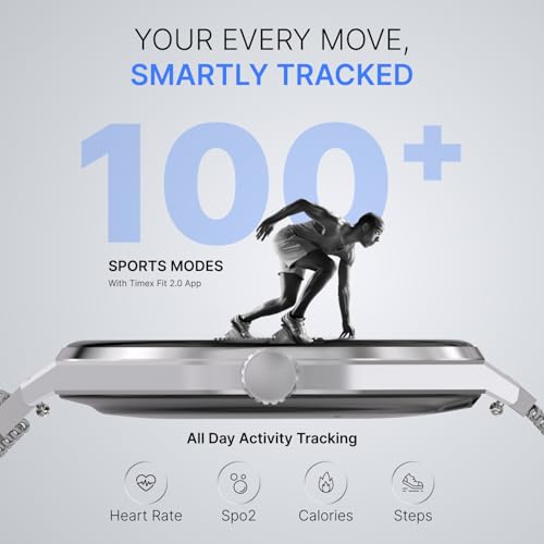 TIMEX Smart Neo 1.43"(3.6cm) AMOLED Display with BT Calling Smartwatch for Unisex - TWTXW1203T - Image 5