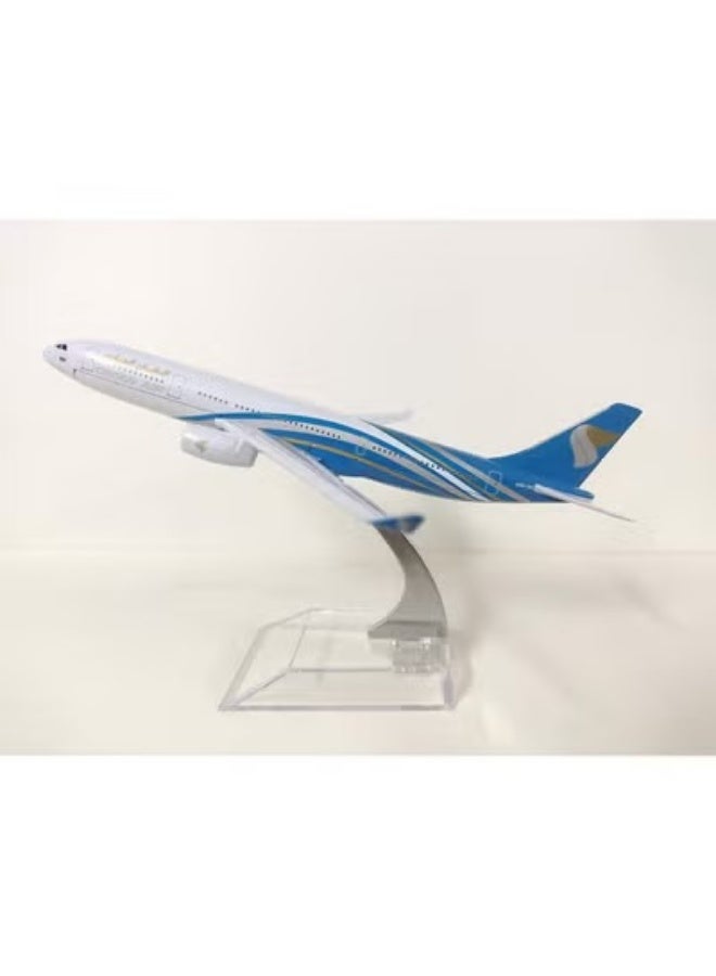 Oman Aircraft Model - Metal, Large Size 20cm with Wheels - Image 1