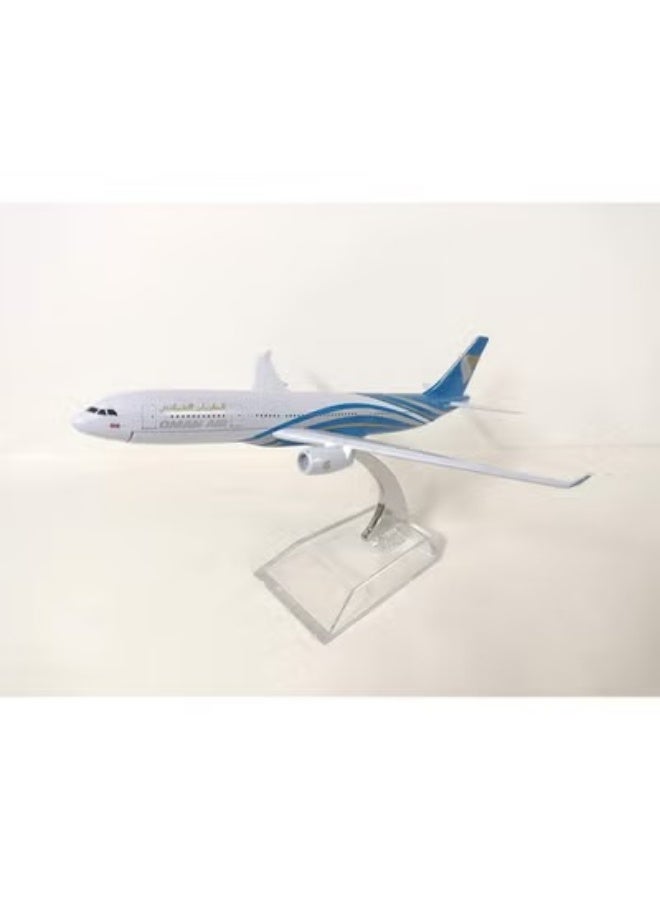 Oman Aircraft Model - Metal, Large Size 20cm with Wheels - Image 2