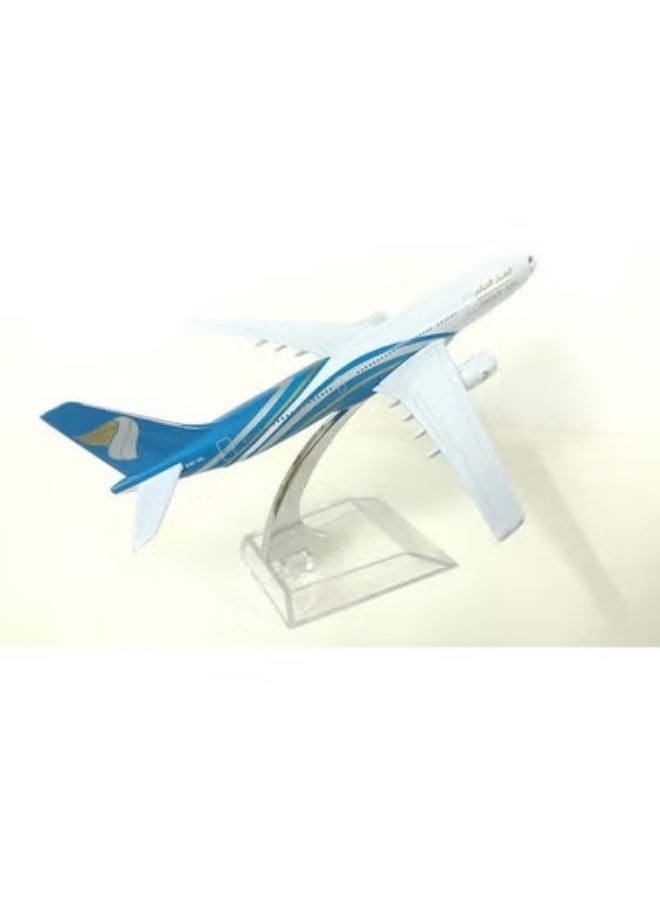 Oman Aircraft Model - Metal, Large Size 20cm with Wheels - Image 3