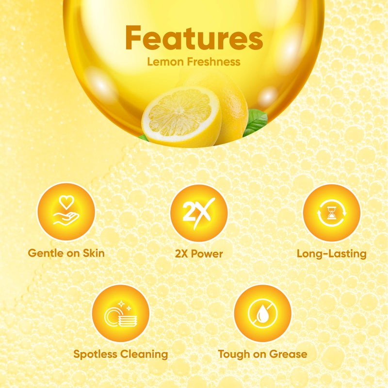 Bcleen Dishwashing Liquid Lemon Scent 500Ml [1Pc] - Image 3