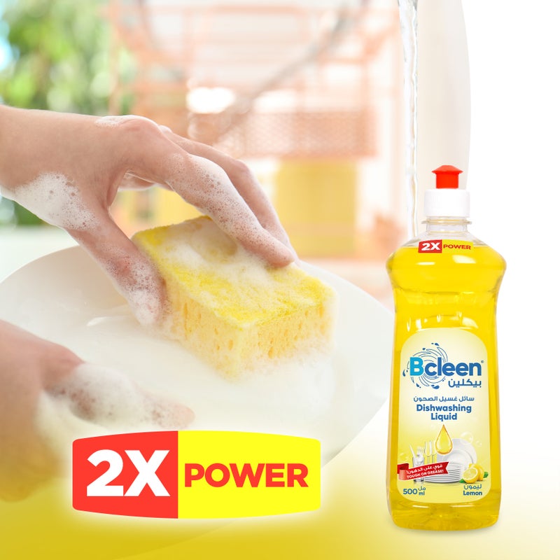 Bcleen Dishwashing Liquid Lemon Scent 500Ml [1Pc] - Image 4