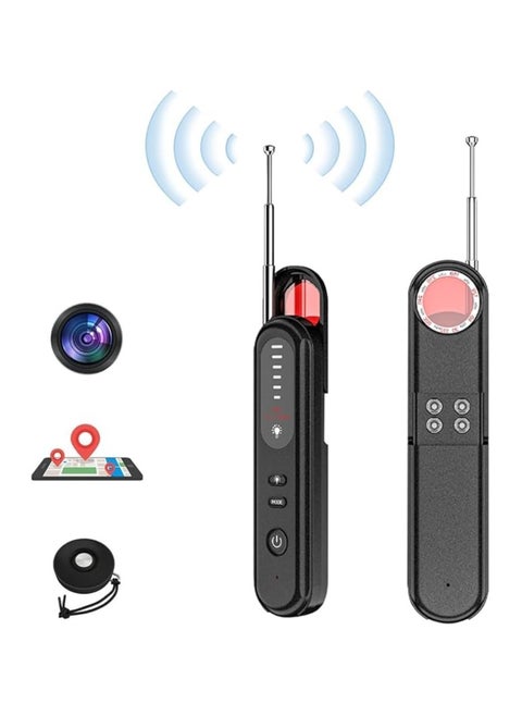 Bug Detector RF Hidden Camera Finder, Anti-Spy Bug Finder, Wireless Signal Detector for GSM GPS Tracker, Camera Listening Devices, Anti-Recording Device for Home Office Travel