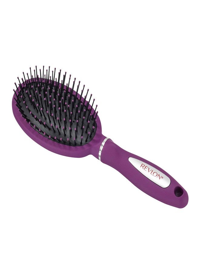 Revlon Detangle & Smooth Berry Cushion Hair Brush - Image 3