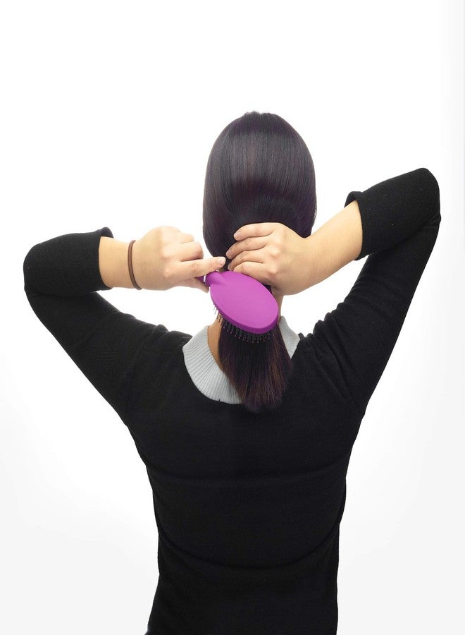 Revlon Detangle & Smooth Berry Cushion Hair Brush - Image 4