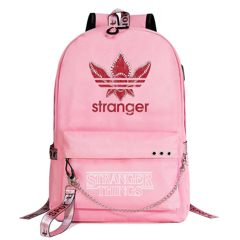 Selling American Tv Series Strange Story Printed Usb Teenage Student Schoolbag Unisex Casual Travel Backpack - Image 1