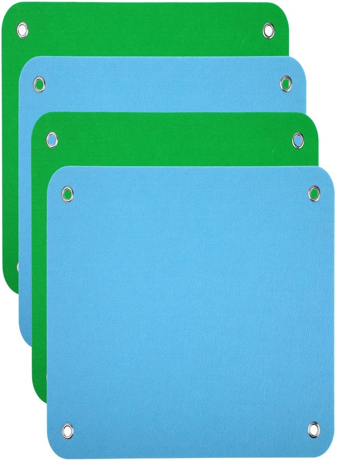 Yunsailing 4 Pieces Felt Board for Toddlers Classroom Flannel Board Stories for Preschool Homeschooling, Kids Felt Story Activity Wall Hanging Children Birthday Gifts, 11.8 x 15.75 Inch, 2 Colors - Image 1