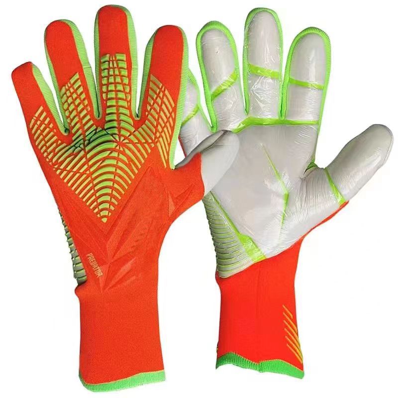 Generic Thickened Goalkeeper Gloves for Match Training Orange 