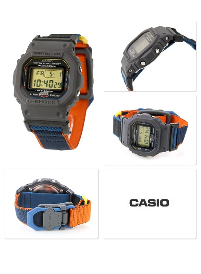 CASIO G-SHOCK Men Magnetic Cloth Digital Watch DW-5600MNC-8A2DR - Image 5