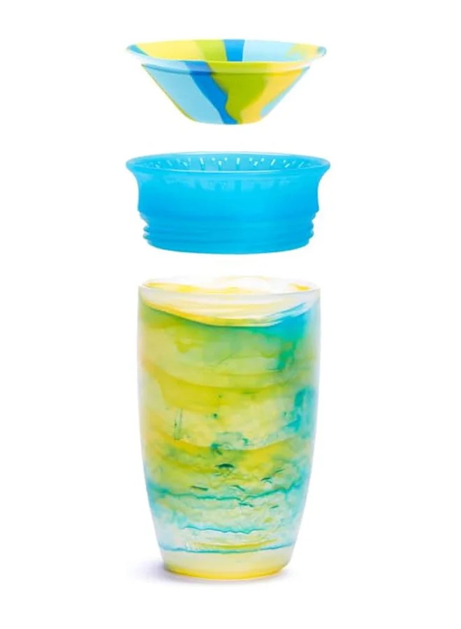 مونشكين 360° Tropical Swirl Sippy Cup 10Oz, 12 Months And Above
