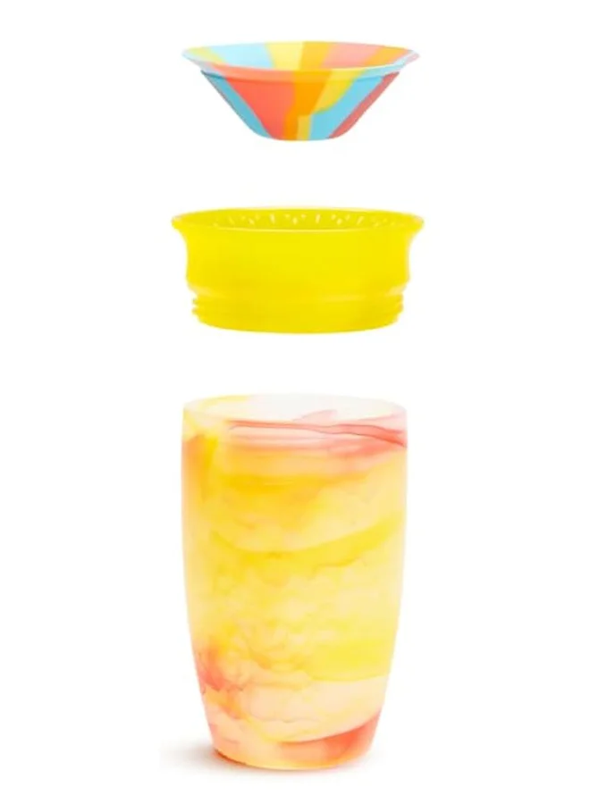 مونشكين 360° Tropical Swirl Sippy Cup 10Oz, 12 Months And Above