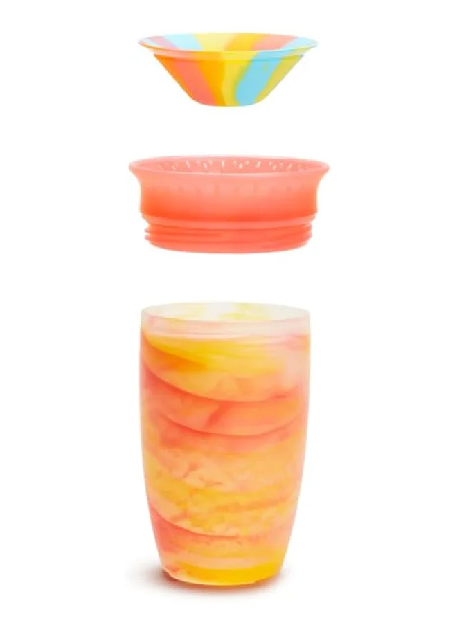 مونشكين 360° Tropical Swirl Sippy Cup 10Oz, 12 Months And Above