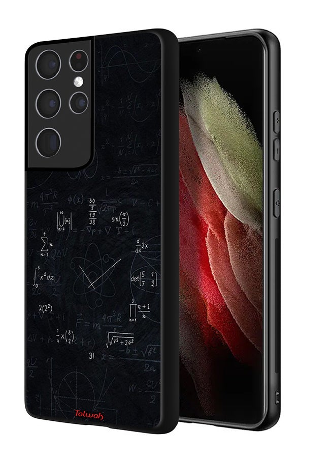 Tolwak Samsung Galaxy S21 Ultra 5G Protective Case Cover Maths Clock - Image 1