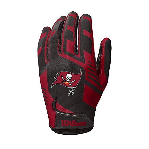 Wilson NFL Stretch Fit Football Gloves - Youth, Tampa Bay Buccaneers - Image 2