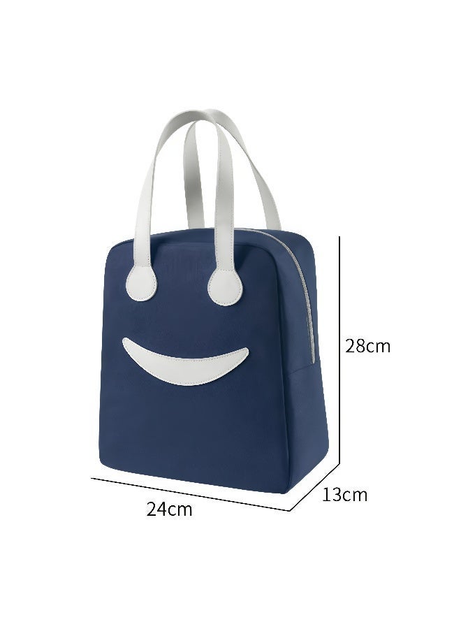 Lazer Insulated Lunch Bag Smiley Design for Kids and Adults - Image 2