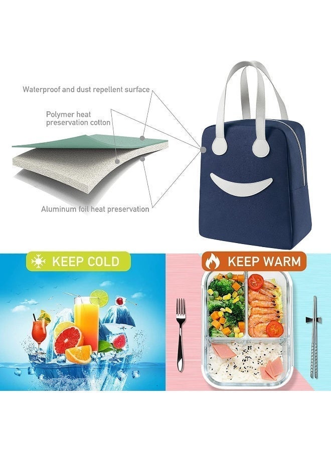 Lazer Insulated Lunch Bag Smiley Design for Kids and Adults - Image 5