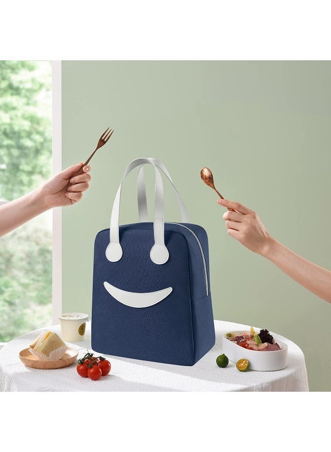 Lazer Insulated Lunch Bag Smiley Design for Kids and Adults - Image 3