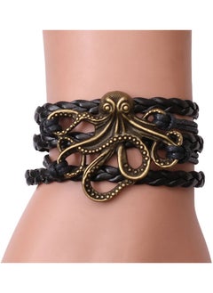 Octopus Design Braided Bracelet