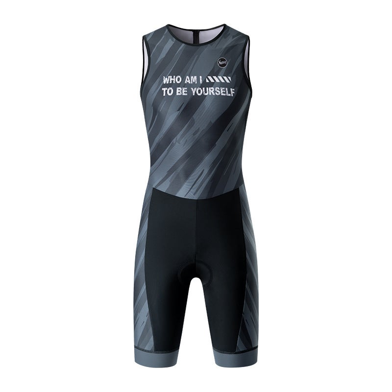 NUCKILY Triathlon Sleeveless Breathable Quick-Dry Jersey - Image 1