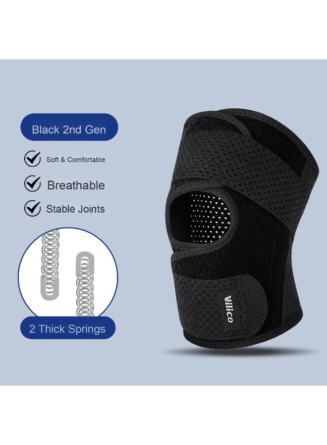 NIBEMINENT Anti-Slip Half-Moon Sports Knee Pads