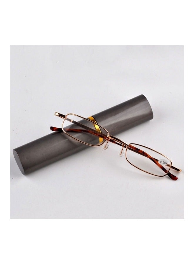 Resin Lens Reading Glasses With Tube Case - Image 2