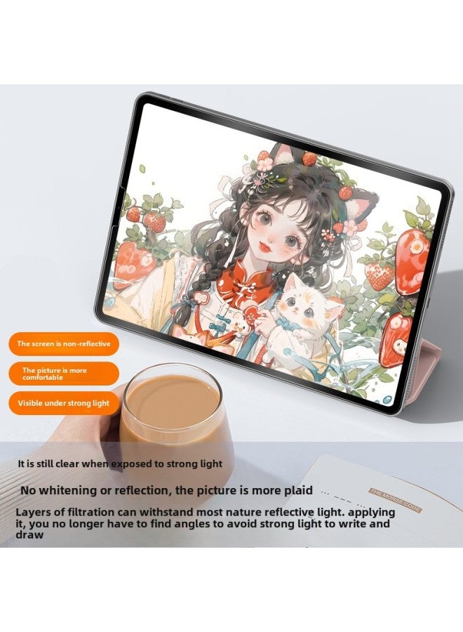 Suitable For 3A Type Paper Film Ipad Type Paper Film Soft Light Film Anti-reflective Pro Flat Plate 3a Type Paper Film 9 Generation High 10.2-Color:Three-piece Set  Ag Anti-reflective And Anti-glare♥Ar High Definition And High Transparency♥-Size:Ipad Pro 2020 Version Full Screen( 11inch )  - Image 2