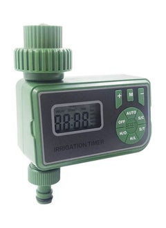 NIBEMINENT LCD Screen Auto Water Saving Irrigation Control Timer Green/Grey  - Image 1