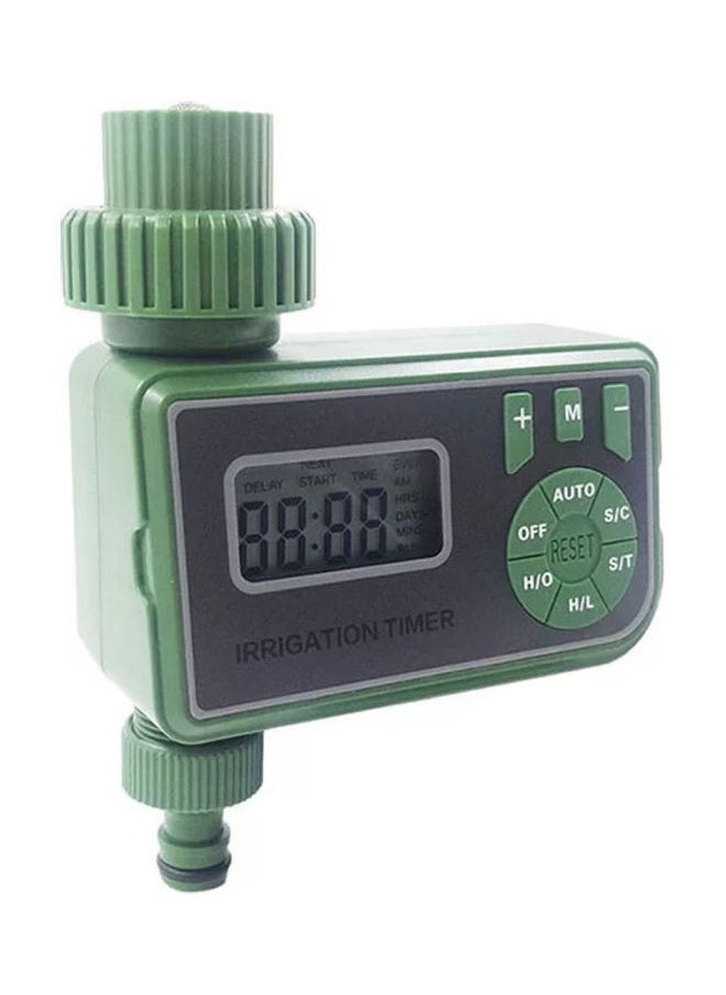 NIBEMINENT - LCD Screen Auto Water Saving Irrigation Control Timer Green/Grey - Image 1